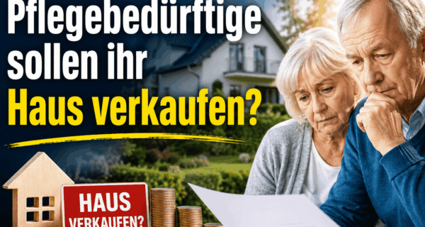 Pflegebedürftige sollen ihr Haus verkaufen?